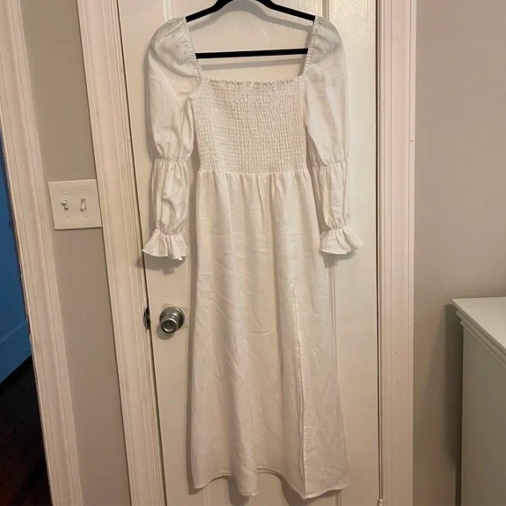 Reformation Hyland Linen Dress Nwht